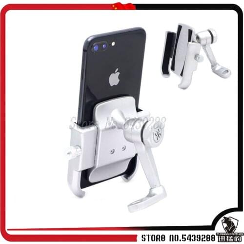 Motorcycle Full Aluminium Alloy Mobile Phone Holder Stands For YAMAHA MT 03 MT 07 MT 09 MT03 TMAX500 For BMW R1200GS ADV TMAX530