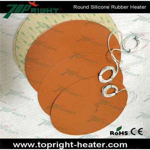 Dia 340mm 220V 400w, Round Tank Silicone Heater, Huge Kossel Delta Build Plate Heatedbed, FREE SHIPPING