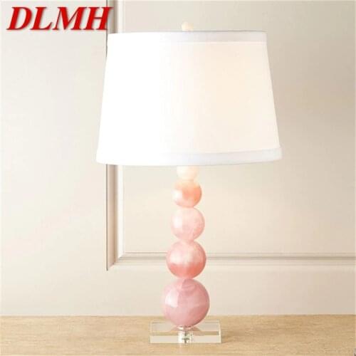 DLMH Dimmer Table Lamp LED Ceramic Modern Office Luxury Decoration Desk Light For Home Bedside