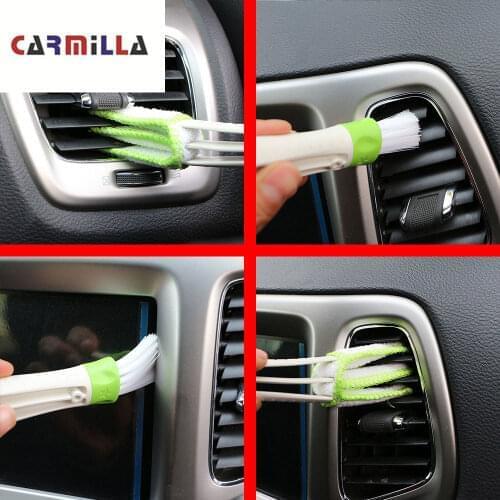 Car Cleaning Double Side Brush for Seat Leon Ibiza Altea Lexus RX NX GS CT200H GS300 RX350 RX300 MG 3 ZR Accessories