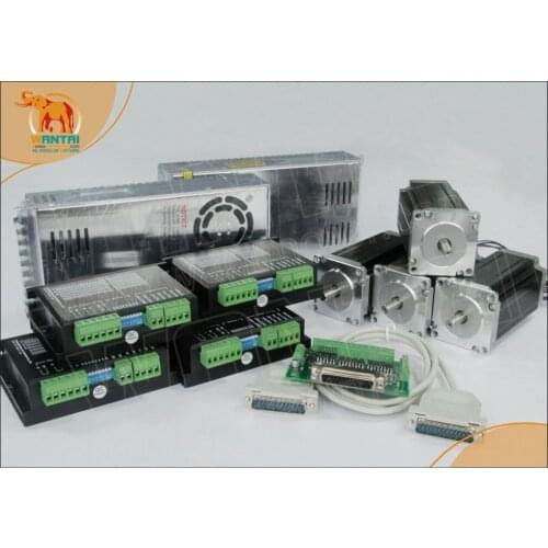 EU Ship!) Nema 23 Wantai Stepper Motor 425oz-in,3.0A,4Axis CNC Engraver, Cutter 3D Reprap Printer 57BYGH115-003B