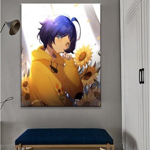 HD Anime Wonder Egg Priority Poster Decorative Painting Canvas Wall Art Living Room Posters Room Decor for Teen Girls