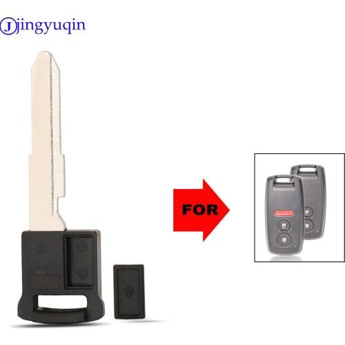 Jingyuqin 10ps Smart Card Insert Small Key For Suzuki Swift SX4 Grand Vitara Remote Keydiy Replacement Car Key Uncut Blank Blade