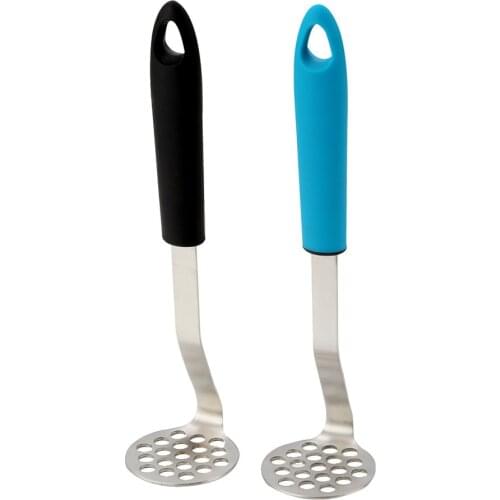 Hot sale 1pc 304 Stainless Steel Potato Masher Manual Masher Kitchen Food Masher Fruit And Vegetable Tools Accessories