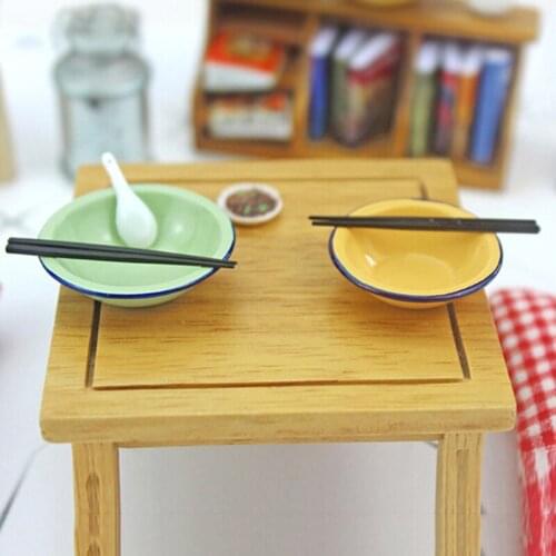 1/12 Dollhouse Miniature Retro Mini Soup Pots Kitchen Accessories Toys Metal