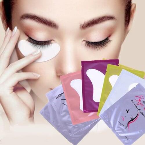 100pcs Eyelash Pad Eyelash Extension Paper Sticker Grafting Eyelashes Under Eye Patches Eye Tips Wraps Makeup Beauty Tools