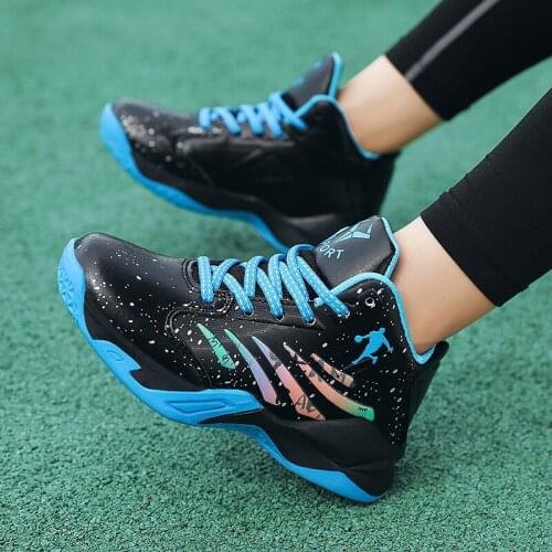 New Fashion Sneakers Boys Kids Basketball Shoes Breathable Pu Children Casual Basket Sport Shoes Outdoor Sneakers Boy Trainers