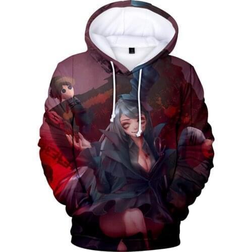 New 3D Game I-dentity V Hoodies Hot Sale 3D anime I- dentity- Exertion Games Lab Hoodie Sweatshirts Long Sleeve Men Women Coat