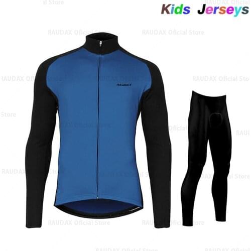 Cycling Clothing 2020 Kids Spring/autumn Cycling Jersey Set MTB Long Sleeves Cycling Clothing Boys Outdoor Sports Bike Uniform