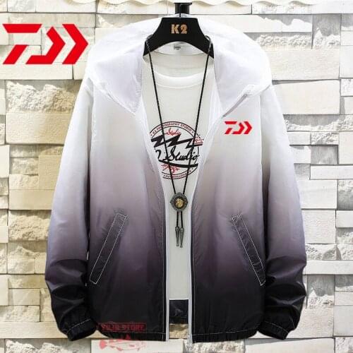 Daiwa Fishing Sun Protection Coat Mens Spring Outdoor Sports Quick-drying Fishing Shirt Breathable Thin Sun Protection Jacket