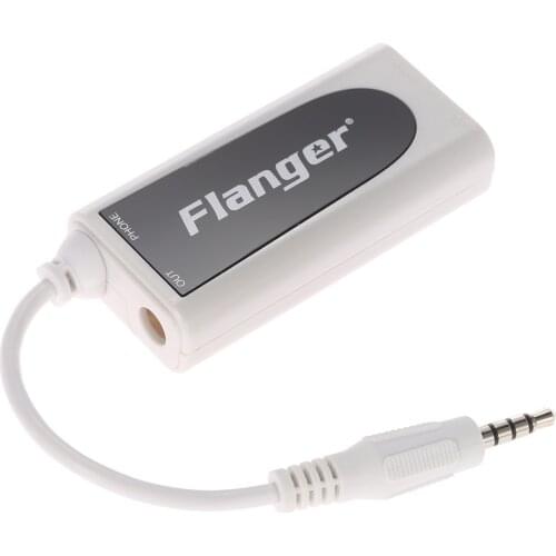 Flanger FC-21 Guitar Connector Converter Electric Guitar Bass to Mobile Phone Tablet Adapter Compatible for guitar accessories