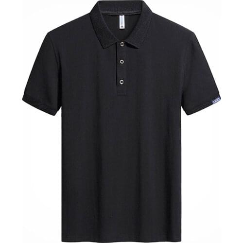 Big Size M~8XL soild color Men Polo Shirt Summer Short Sleeve 95% cotton Camisa Masculina Polo Hombre Jerseys Golftennis clothes