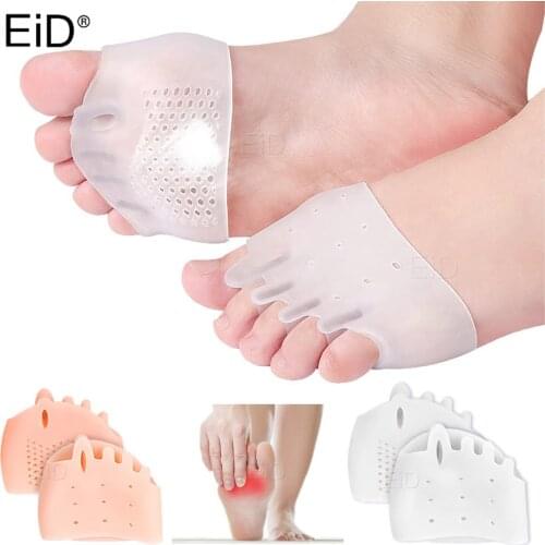 EiD Insoles Forefoot Pads for Women Silicone Forefoot Pad Breathable Single Shoes High Heels Pain Relief Foot Pads Insoles Socks