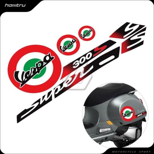 Motorcycle Decal Case for Piaggio Vespa GTS 300 Super Sport Reflective Sticker