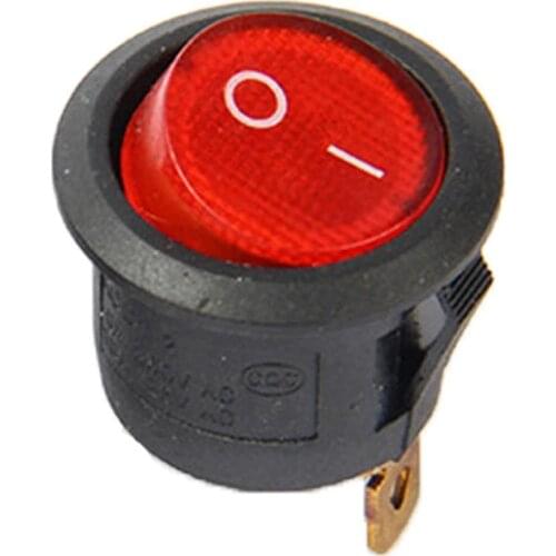 80% Hot Sale 12V DC 20A 20mm Hole Fit Illuminated Signal Light Round Electronic SPST Switch Детали интерьера Switches & Relays