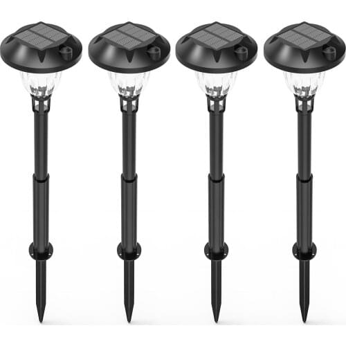 Solar Pathway Lights Outdoor 6Pack, LED Outdoor Decorative 3 Modes Lights, Auto On/Off Solar Landscape Lights for Pathway Garden