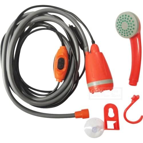 Universal 12V Car Washer Hiking Pet Washer Shower Set Portable Electric Pump Outdoor Camping Travel Portable Car Washer