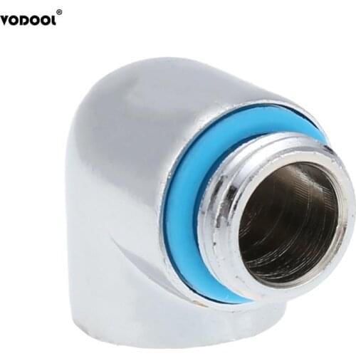 VODOOL G1/4 Inner Outer Thread PC Water Cooling Cooler Tube Elbow Converter Adapter For Computer Water Cooling System Components