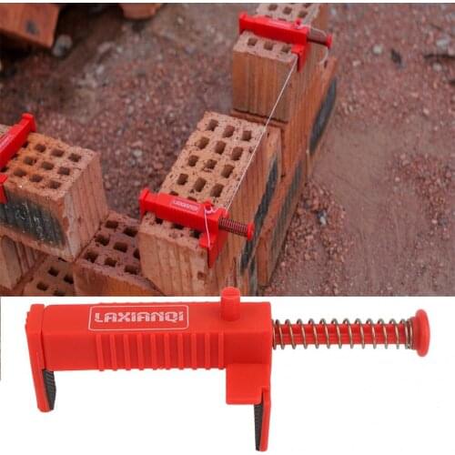 2pcs Brick Liner Wall Builder Building Wire Frame Brick Liner Runner Wire Drawer Bricklaying Tool Fixer Building Construction