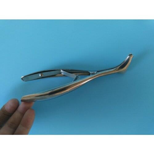 2pcs medical Stainless steel rhinoscope mirror eurynter for child health care