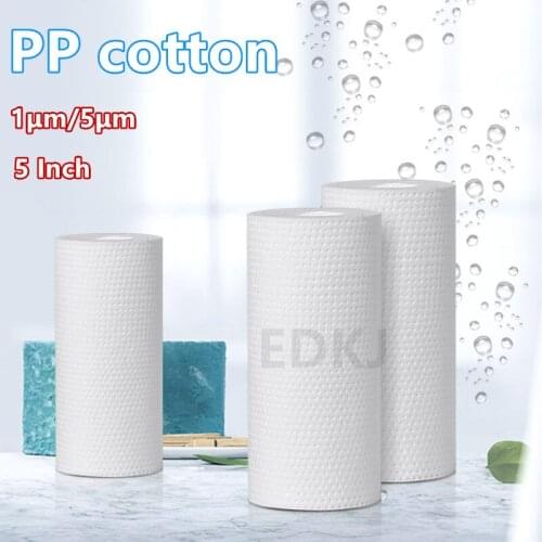 5 Inch 1/5 Micron Needle Groove PP Cotton Filter Element Filter Element Water Purifier Filter Barrier Aquaphor Filter Aquaphor
