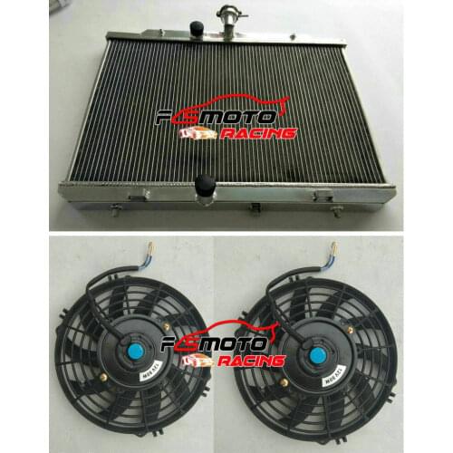 Aluminum Radiator+fan For Nissan X-Trail T31 2.5L 4cyl Petrol QR25DE 2007-2014 2008 2009 2010 2012 2013 2014 AT/MT