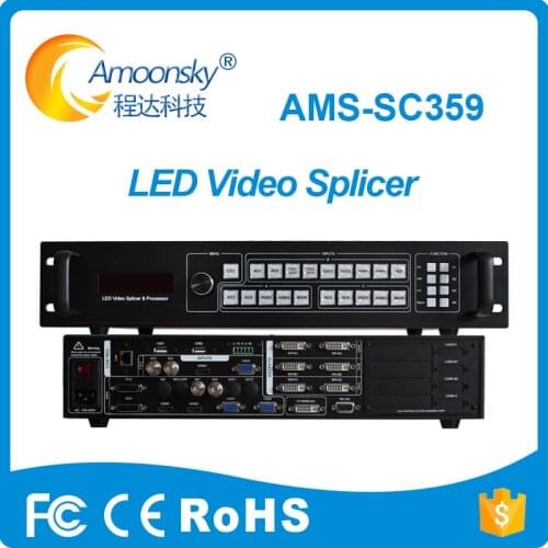 Amoonsky AMS-SC359 LED Video Processor control 3 different led screen for outdoor p6 led modul for stage rental led screen