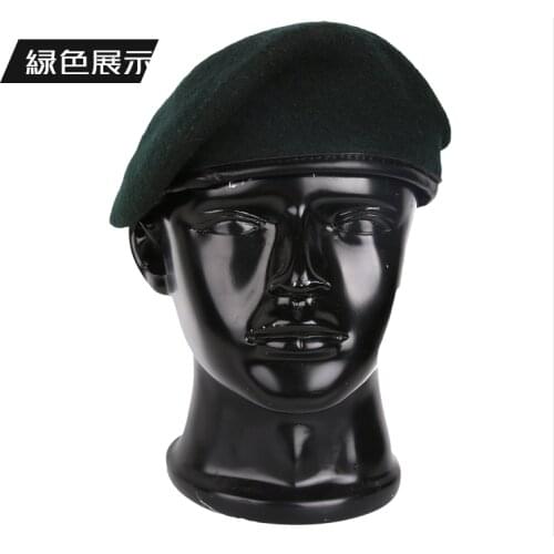 Us Army Special Forces Green Ranger Beret Cap Military soldier Hat Size M L XL