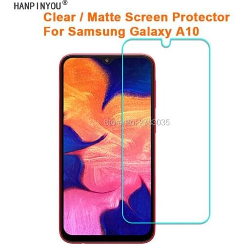 For Samsung Galaxy A10 A105FD 6.2" Clear Glossy / Anti-Glare Matte Screen Protector Protective Film Guard (Not Tempered Glass)
