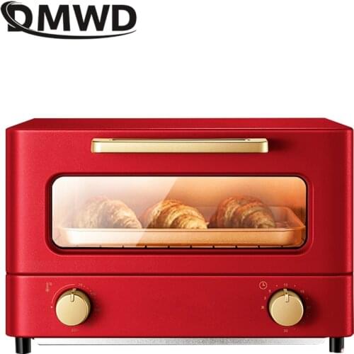 DMWD 12L Household Intelligent Electric Baking Oven DIY Pizza Dessert Cake Maker Temperature Control Timing Baking Tools 220V