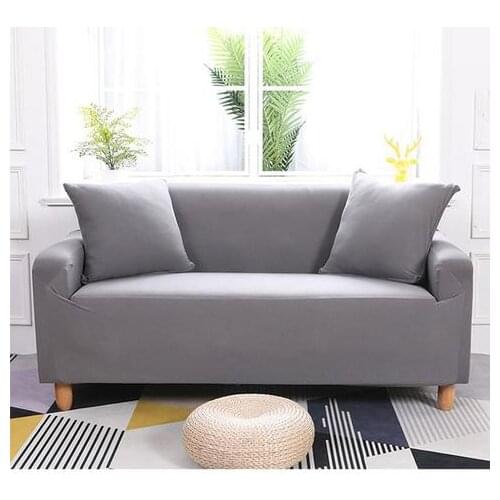 Stretch Slipcovers Sectional Elastic Stretch Sofa Cover for Living Room Couch Cover L shape Armchair Cover Single/Two/Three seat