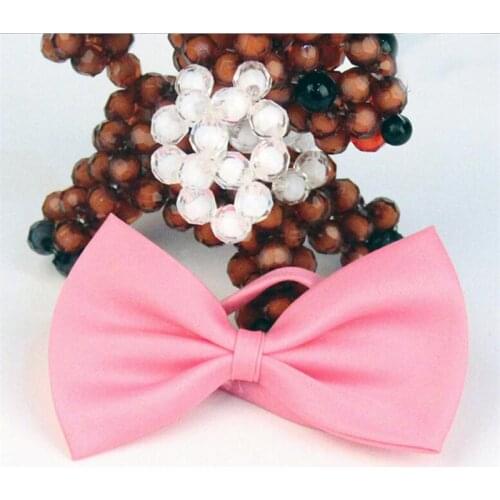 1 piece Fashion Bow Ties Mens Tuxedo Classic Solid Color Wedding Party Red Black White Green Pink Blue Butterfly Cravat Brand