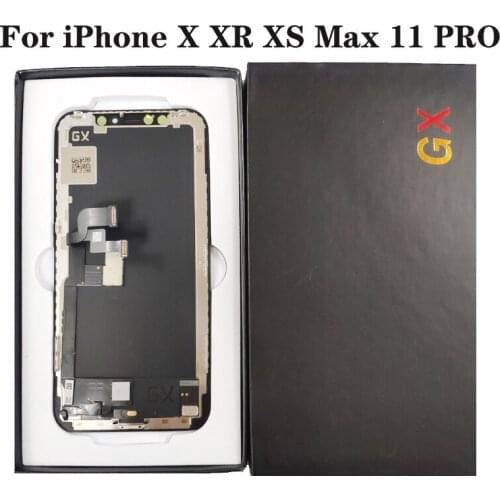 GX 100% Tested Lcd Pantalla Voor Iphone X Lcd Xs Xr 11 Lcd-scherm Touch Screen Digitizer Vergadering Voor Iphone X Xs Xsmax Oled