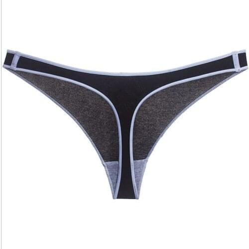Cotton Fashion G-string Patern Thong Low Waist Womens Panties Sexy Thong Comfortable Underwear Female Underwear