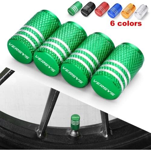 Motorcycle Tire Air Valve Caps Moto Wheel Tyre Dust Stems Cover For Kawasaki Versys650 Versys 650 1000 X300 2015 2016 2017-2021