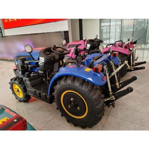 SYNBON Micro Compact Orchard Greenhouse Machine Four Wheels Hydraulic Garden Tractors