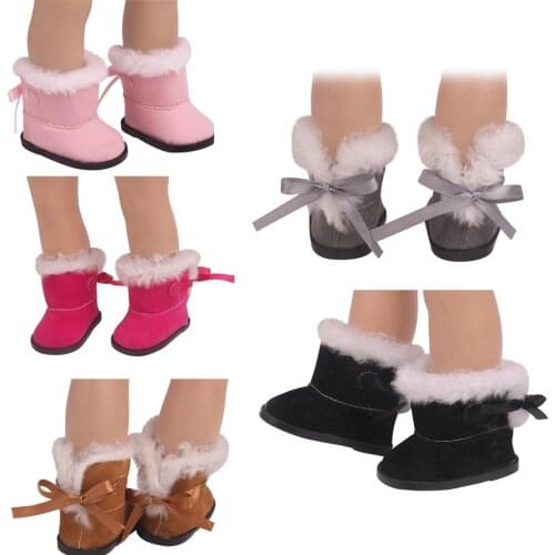 1 Pair Fashion American Doll Booties for 18 Inch Girls Dress Up Accessory