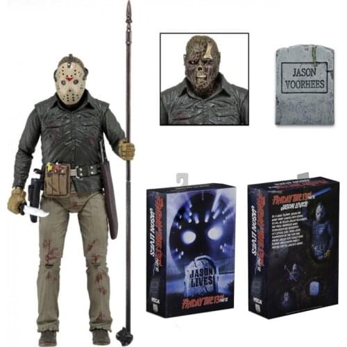 NECA 30th Anniversary Jason Voorhees PVC Action Figure Collectible Model Toy