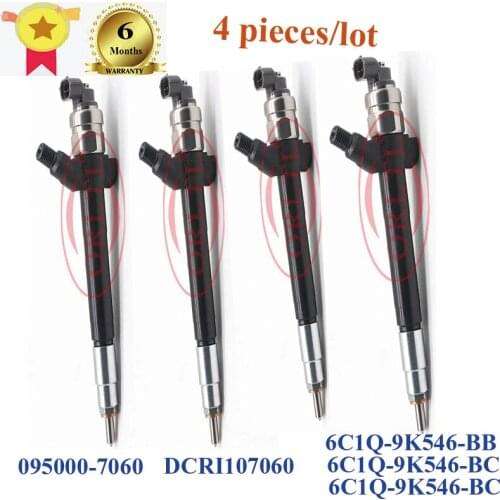 ORLTL 095000-7060 New Common Rail Fuel Injector DCRI107060 0950007060 for 6C1Q-9K546-BC Ford Transit 2.4 TDCi