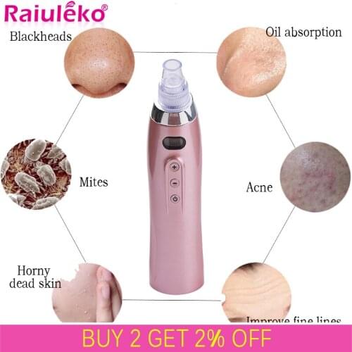 Blackheads Acne Wrinkle Pores Clean Exfoliating Cleansing Vacuum Pore Cleaner Face Facial Instrument Improve Skin Rejuvenation
