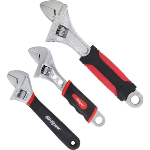 Adjustable wrench 6 inch 8 inch multi-function wrench tool carbon steel injection handle machine repair wrench torque wrench
