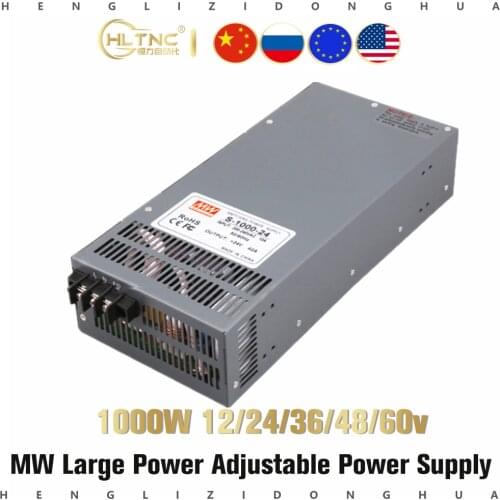 MW machinery industry output adjustable 1000w 24v 12v 48v 36v 60v automotive air conditioning switch power supply