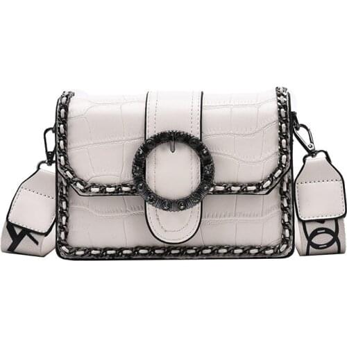 2020 Simple style Womens fashion bag Trendy Stone Pattern shoulder bag Leather Small luxury bag mini Crossbody Bags for women