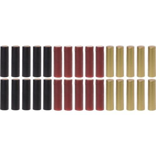 100x Heat Shrink Caps for Wine Bottles Liquor Bottle Tops PVC Foil Sealing Cover