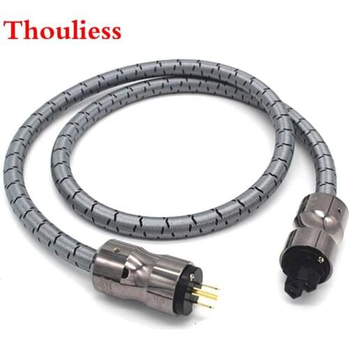 Thouliess HIFI KRELL CRYO-156 US/EU AC Power Cord Power Cable American Standard Audio CD Amplifier AMP US EU Power Cable Line