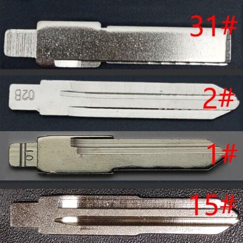 #02 #31B #15 #01 #27 Key Blade Car key embryo For Kia Toyota Right Left Blade Car Key Embryo No.15 replacing the key head