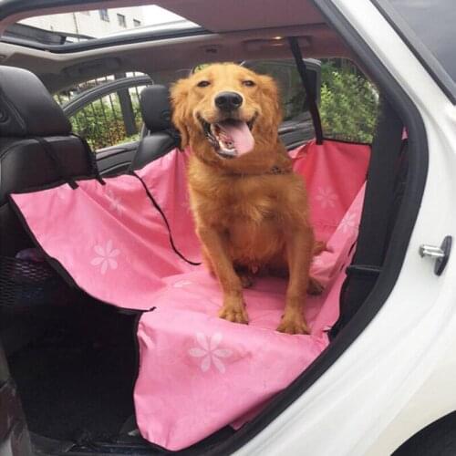 1PC Floral Pet Dog Car Seat Cover Pad Pet Rear Seat Cushion Mat Blanket Hammock Safe Dog Car Seat Back Protector Waterproof