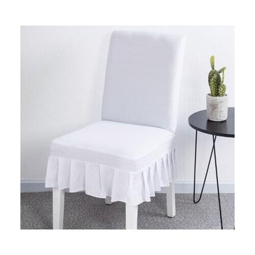 150pcs/lot Skirt style Chair Cover Chair Cloth Spandex polyester Cover Chaircover For Party Wedding Hotel Banquet