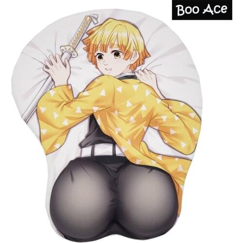 Agatsuma Zenitsu 3D Mouse Pad with Wrist Rest
