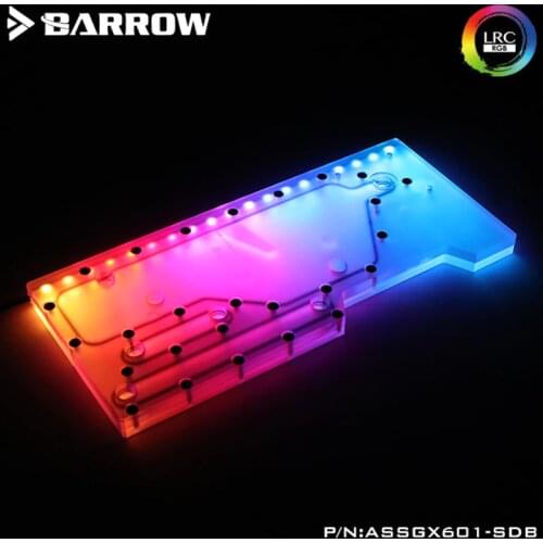 Barrow waterway plate for GX601 case，guide waterway plate Aurora Motherboard 5V 3PIN AURA SYNC ASSGX601-SDB